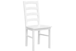 Arrediorg Sedia faggio massello schienale con stecche orizzontali shabby chic