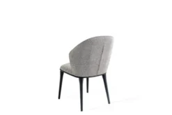 Arrediorg Sedia imbottita grigia design moderno SIENA