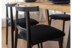 Arrediorg Sedia imbottita nera ORIO