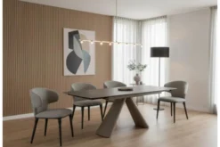 Arrediorg Sedia moderna in tessuto SERENE