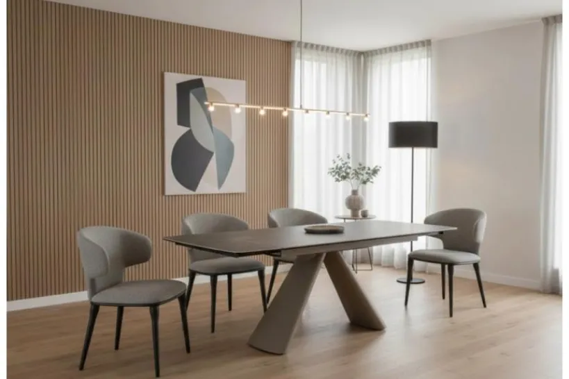 Arrediorg Sedia moderna in tessuto SERENE