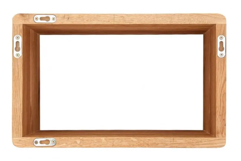 Arrediorg Set 3 mensole legno naturale massello di oliato