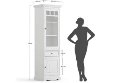 Arrediorg Soggiorno completo shabby chic pino massello bianco top rovere