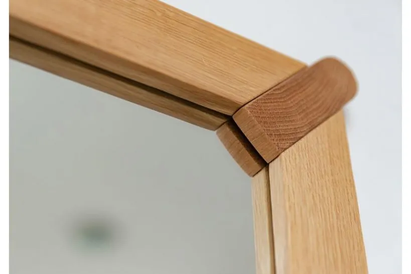Arrediorg Specchio da parete moderno legno massello di