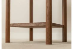 Arrediorg Tavolinetto moderno con cassetto rovere massello