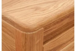 Arrediorg Tavolino alto con cassetto in legno massello di oliato