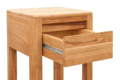 Arrediorg Tavolino alto con cassetto in legno massello di oliato