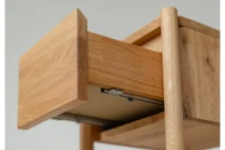 Arrediorg Tavolino basso con cassetto massello oliato