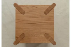 Arrediorg Tavolino basso con cassetto massello oliato
