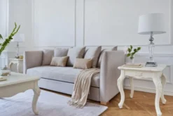 Arrediorg Tavolino classico bianco Bella 938