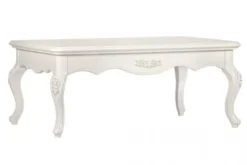 Arrediorg Tavolino da salotto classico Bianco in legno BELLA 930