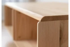 Arrediorg Tavolino da soggiorno moderno legno massello di oliato
