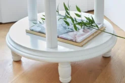 Arrediorg Tavolino rotondo Princess 823 colore Bianco