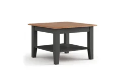 Arrediorg Tavolino shabby chic pino massello grafite piano color rovere