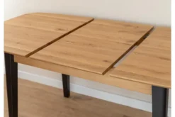 Arrediorg Tavolo allungabile in rovere massello con gambe da 120 a 165 cm Orbetello