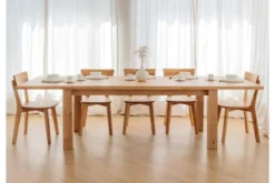 Arrediorg Tavolo da pranzo allungabile legno massello di da 180x90 a 270x90 GROSSI