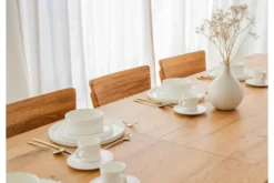 Arrediorg Tavolo da pranzo allungabile legno massello di da 180x90 a 270x90 GROSSI