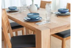 Arrediorg Tavolo in legno massello da pranzo 160x90 SIENA