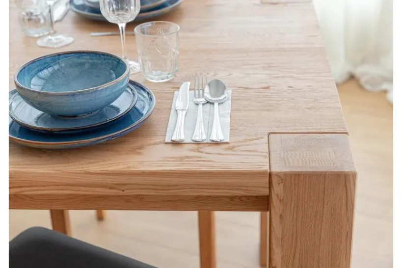 Arrediorg Tavolo in legno massello da pranzo 160x90 SIENA