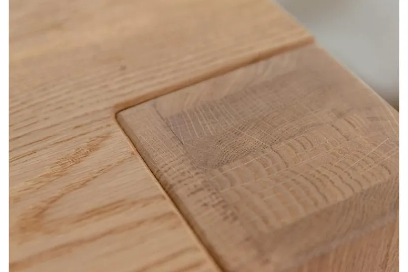 Arrediorg Tavolo legno massello di scortecciato 90x180 SIENA