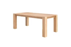 Arrediorg Tavolo legno massello di scortecciato 90x180 SIENA