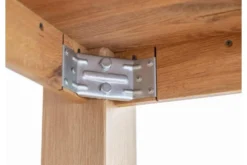 Arrediorg Tavolo legno massello di scortecciato 90x180 SIENA