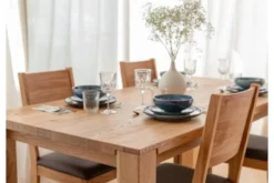 Arrediorg Tavolo legno massello di naturale 90x140 GAIA