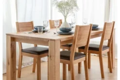 Arrediorg Tavolo legno massello di naturale 90x140 GAIA