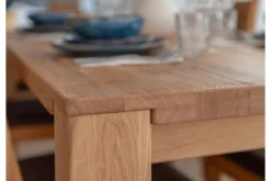 Arrediorg Tavolo legno massello di naturale 90x180 GAIA