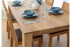 Arrediorg Tavolo legno massello di naturale 90x180 GAIA