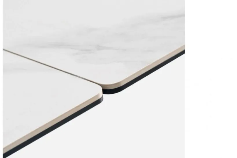 Arrediorg Tavolo rettangolare allungabile 12 posti 200/280 cm effetto marmo NEXUS