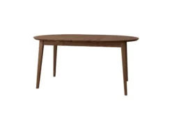 Arrediorg Tavolo rotondo allungabile da 110 cm a 160 cm rovere Orbetello