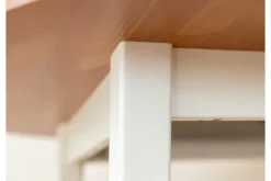 Arrediorg Tavolo rotondo allungabile pino massello bianco rovere 8/10 posti