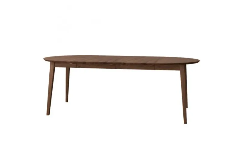 Arrediorg Tavolo rotondo allungabile rovere massello da 90 cm a 190 cm Orbetello