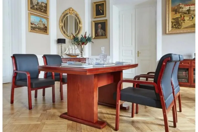 Arrediorg Tavolo sala riunione classico per ufficio PRESTIGE S610 1,6 Metri