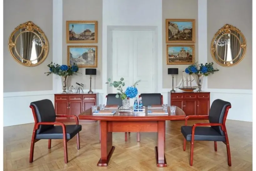 Arrediorg Tavolo sala riunione classico per ufficio PRESTIGE S610 1,6 Metri