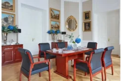 Arrediorg Tavolo sala riunione classico per ufficio PRESTIGE S610 1,6 Metri