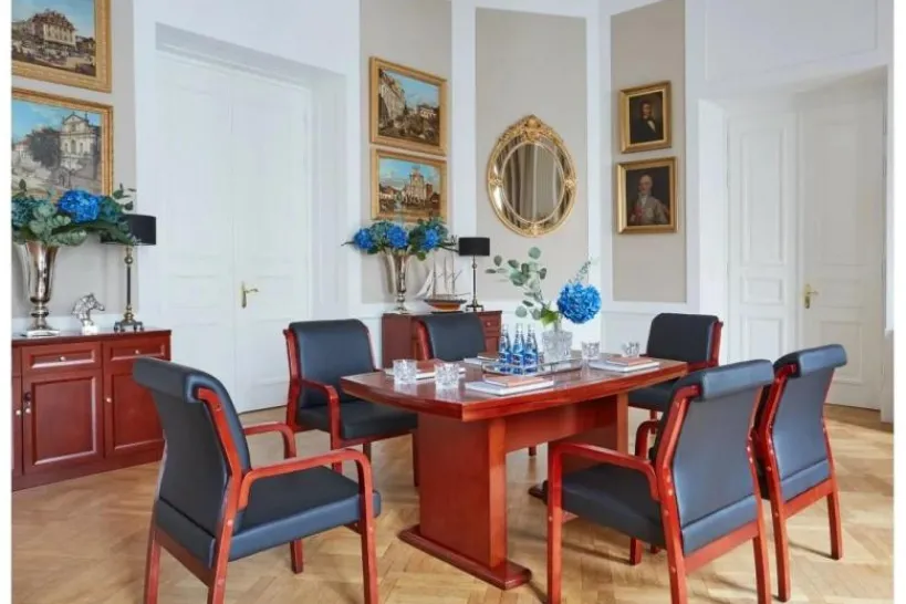 Arrediorg Tavolo sala riunione classico per ufficio PRESTIGE S610 1,6 Metri