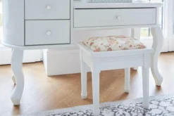 Arrediorg Toilette camera da letto con specchio Princess 806 colore Bianco