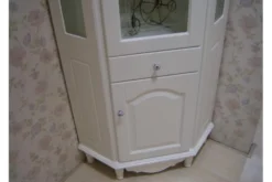 Arrediorg Vetrina ad angolo Princess 830 colore Bianco
