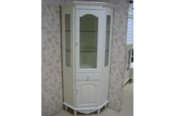 Arrediorg Vetrina ad angolo Princess 830 colore Bianco