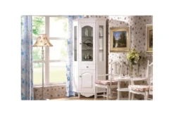 Arrediorg Vetrina ad angolo Princess 830 colore Bianco