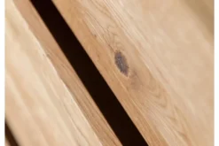 Arrediorg Vetrina 2 ante in legno naturale massello vetro grafite
