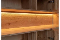 Arrediorg Vetrina 3 ante in legno naturale massello moderna