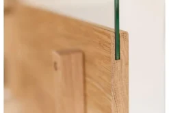 Arrediorg Vetrina bassa 2 ante design moderno in massello grezzo