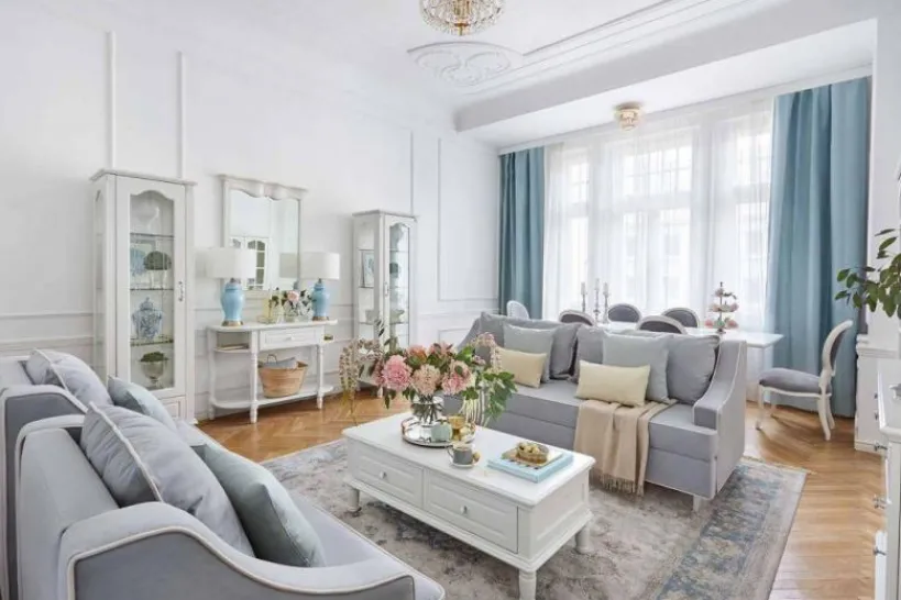 Arrediorg Vetrina bianca in stile provenzale sinistra Princess 861