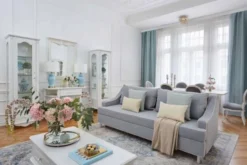 Arrediorg Vetrina bianca in stile provenzale destra Princess 861