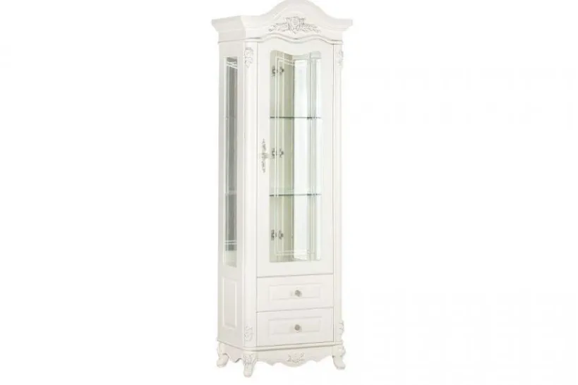 Arrediorg Vetrina classica in legno con apertura a destra BELLA 925