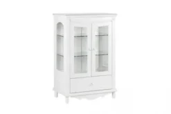Arrediorg Vetrina provenzale bassa 2 anta Princess 860 colore Bianco